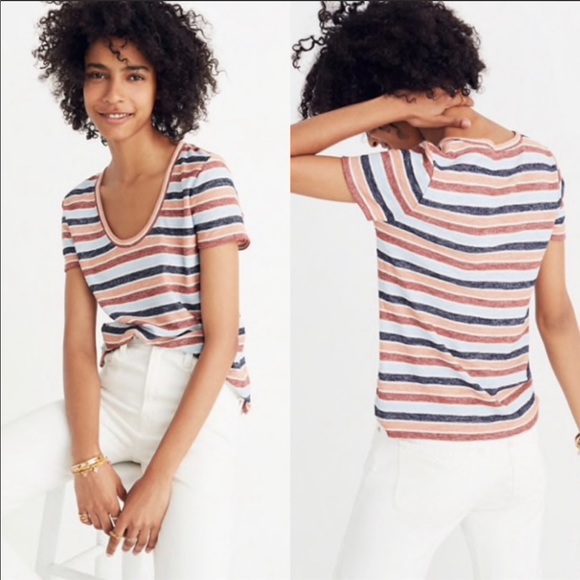 Madewell Tops - Madewell Alto Scoop Tee